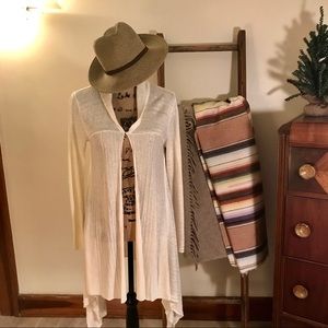 Ralph Lauren linen cream cardigan. Size small.